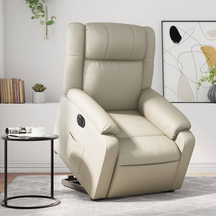 Reclinerfåtölj Med Uppresningshjälp Konstläder