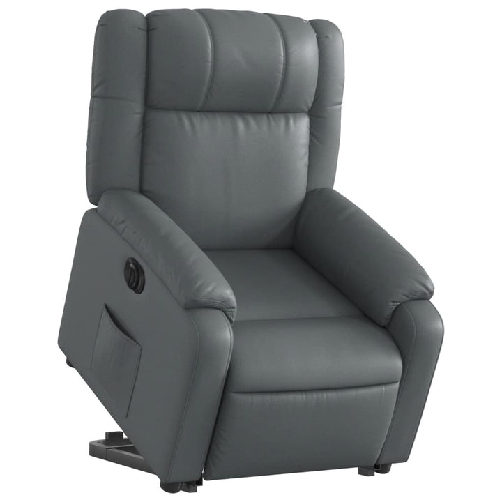Reclinerfåtölj Med Uppresningshjälp Konstläder