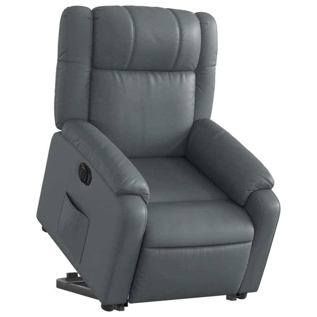 Reclinerfåtölj Med Uppresningshjälp Konstläder