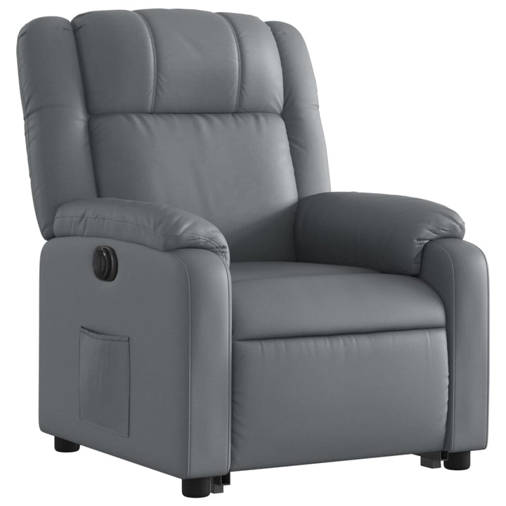 Reclinerfåtölj Med Uppresningshjälp Konstläder
