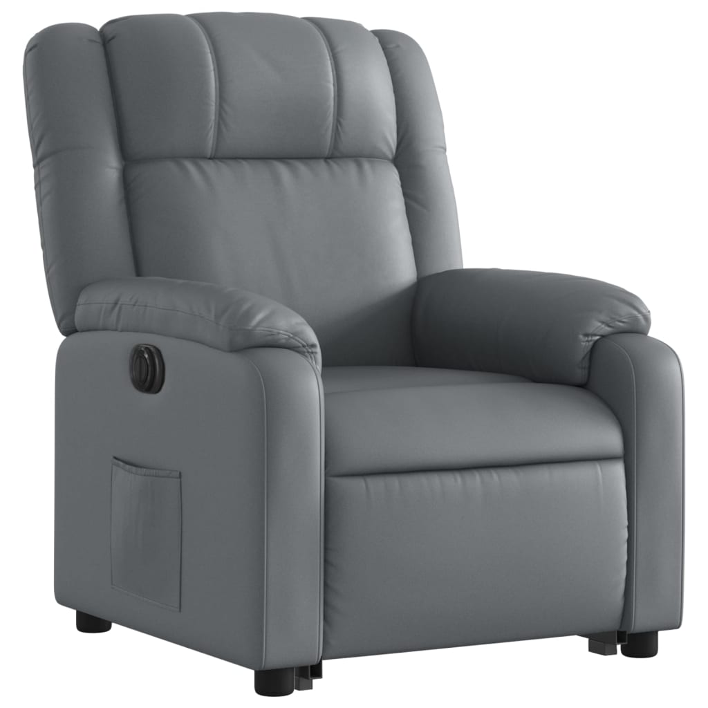 Reclinerfåtölj Med Uppresningshjälp Konstläder