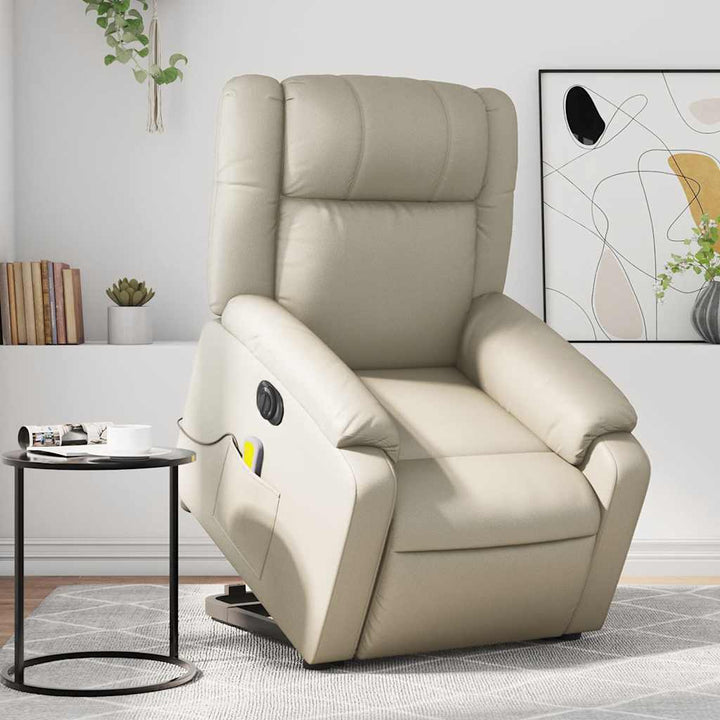 Reclinerfåtölj Med Uppresningshjälp Konstläder