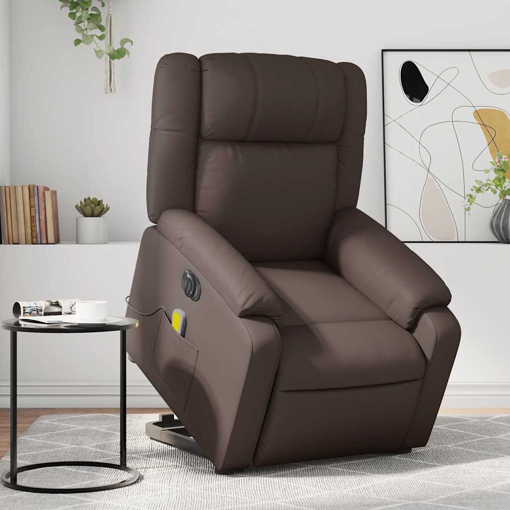 Reclinerfåtölj Med Uppresningshjälp Konstläder