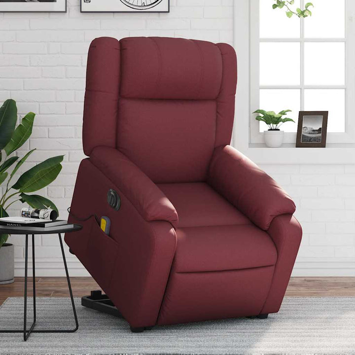 Reclinerfåtölj Med Uppresningshjälp Konstläder