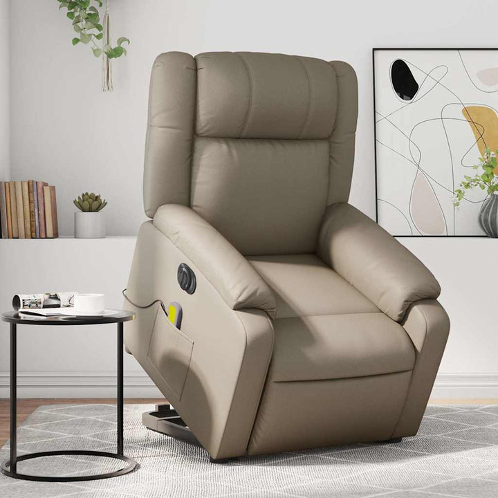 Reclinerfåtölj Med Uppresningshjälp Konstläder