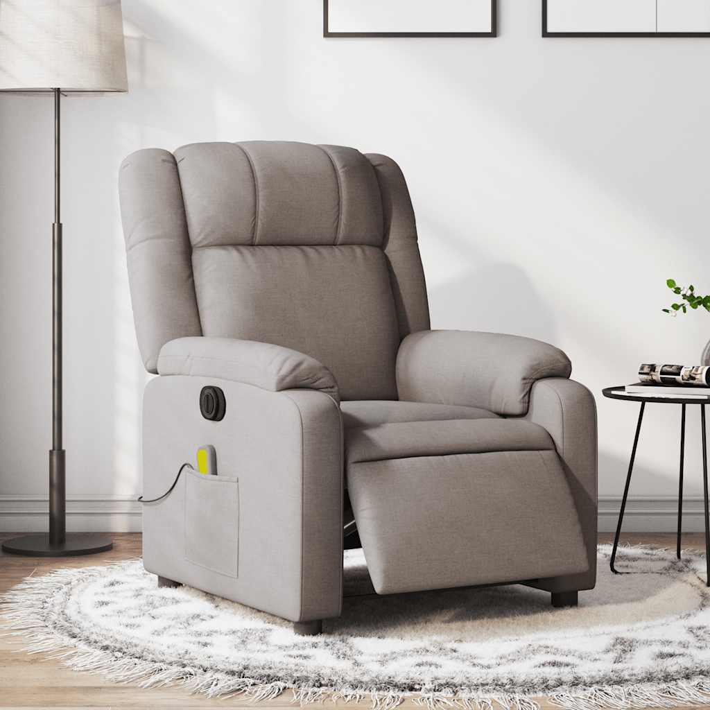 Massagefåtölj Tyg