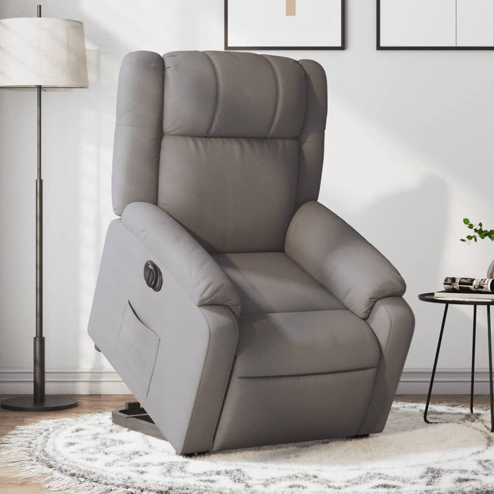 Elektrisk Massagefåtölj Med Uppresningshjälp Tyg
