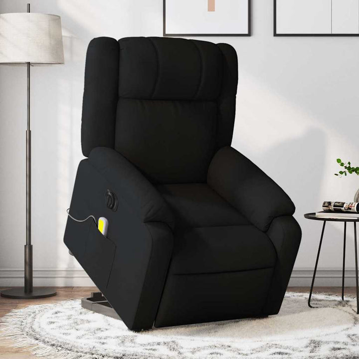 Elektrisk Massagefåtölj Med Uppresningshjälp Tyg