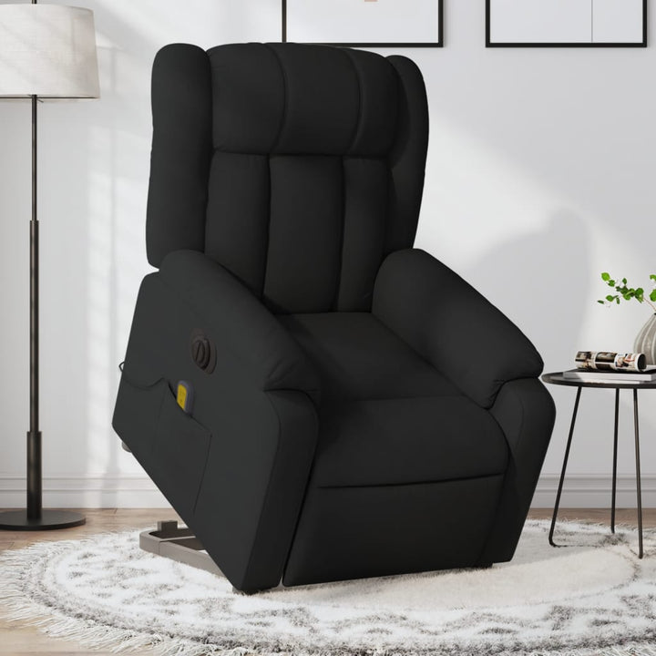Elektrisk Massagefåtölj Med Uppresningshjälp Tyg