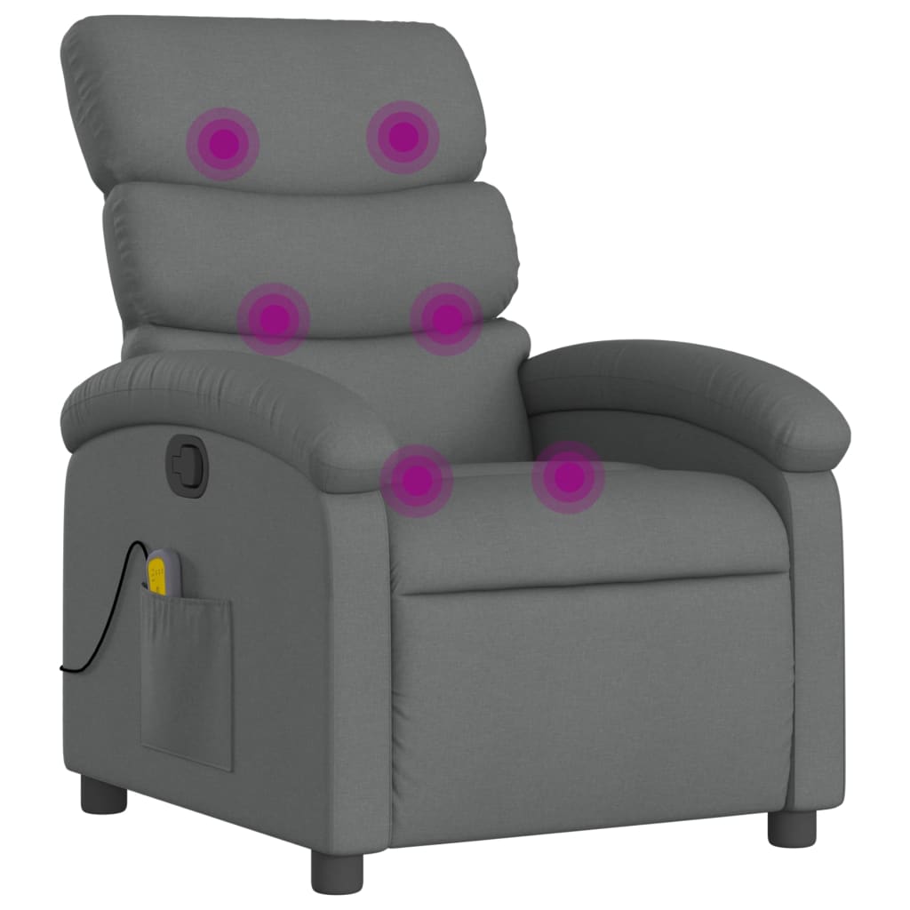 Massagefåtölj Tyg