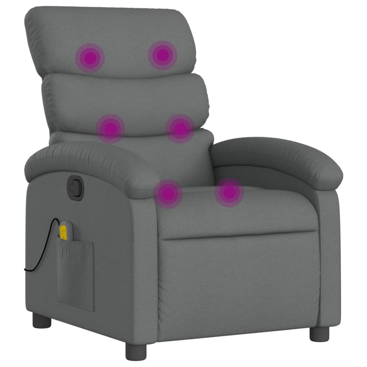Massagefåtölj Tyg