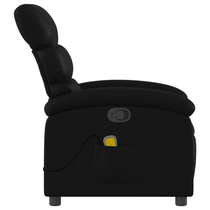 Massagefåtölj Svart Konstläder