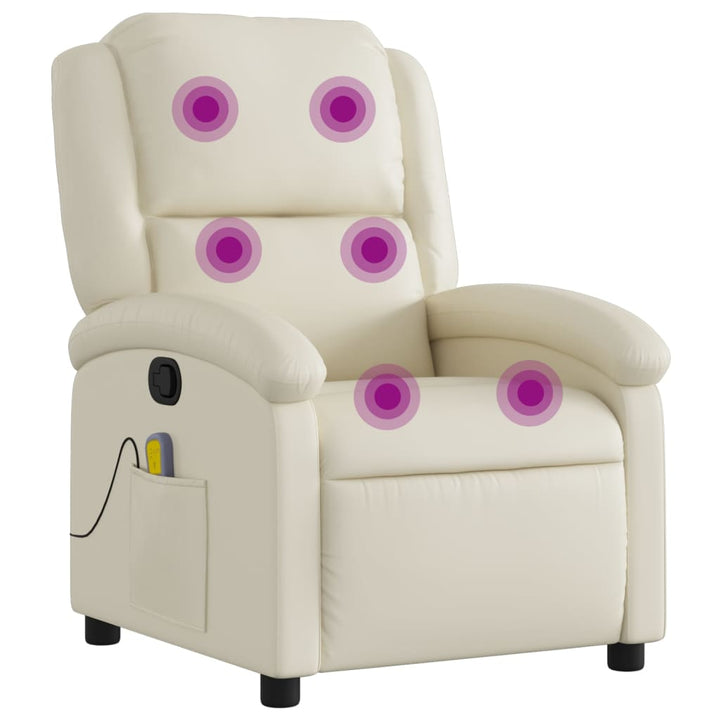Massagefåtölj Färgad Konstläder