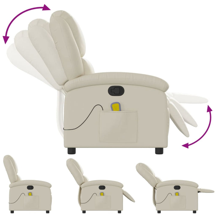 Massagefåtölj Färgad Konstläder
