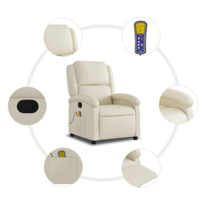 Massagefåtölj Färgad Konstläder