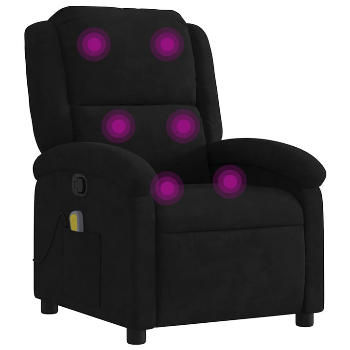 Massagefåtölj Sammet