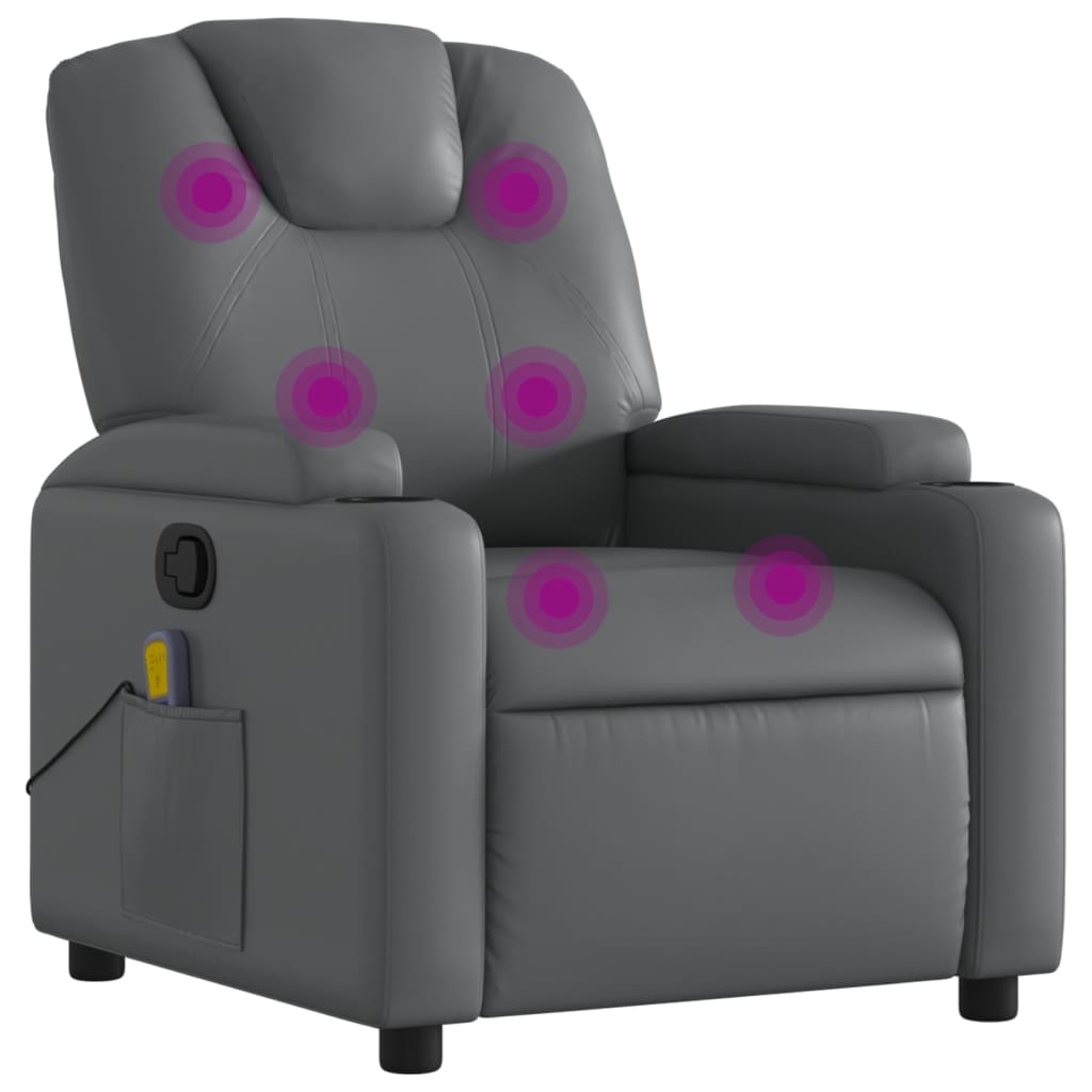 Massagefåtölj Konstläder