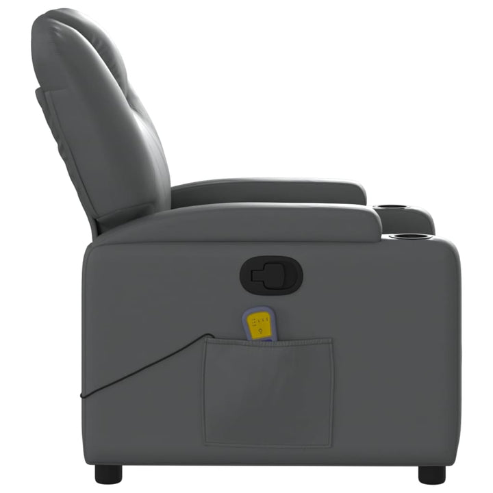 Massagefåtölj Konstläder
