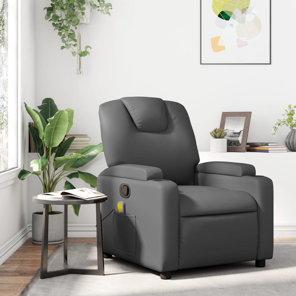 Massagefåtölj Konstläder