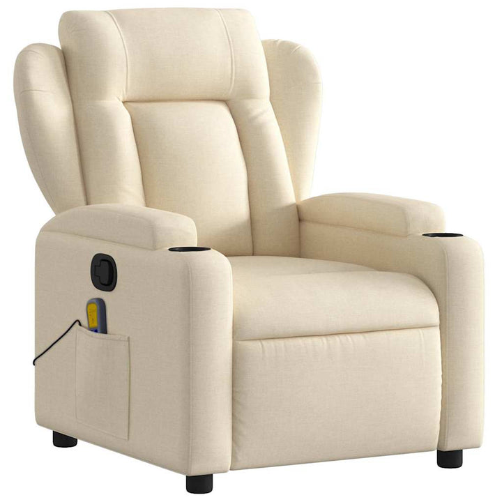 Massagefåtölj Färgad Tyg