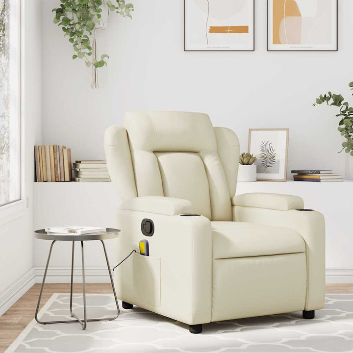 Massagefåtölj Konstläder
