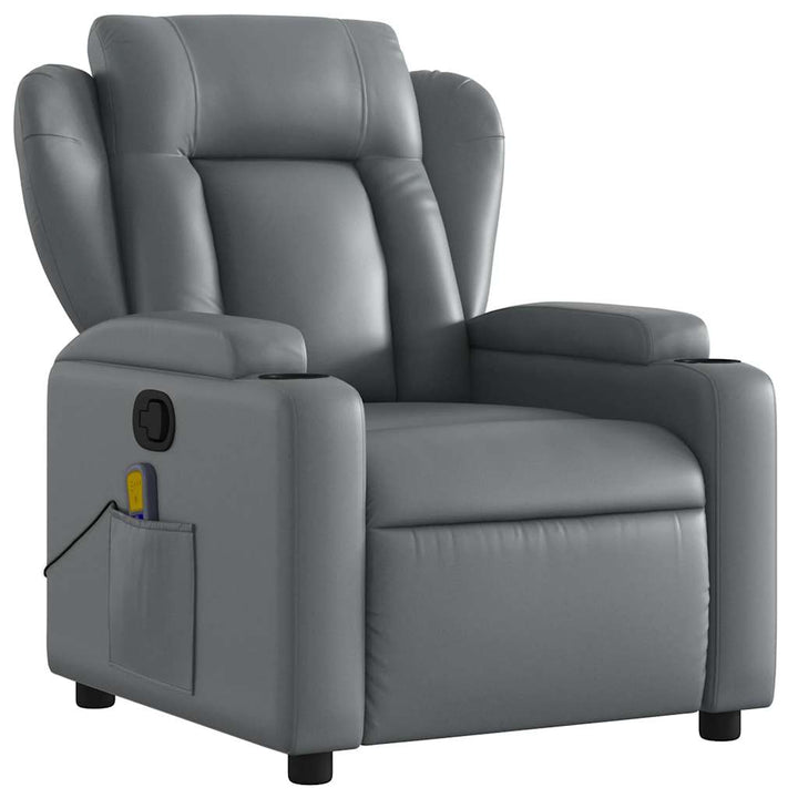 Massagefåtölj Konstläder
