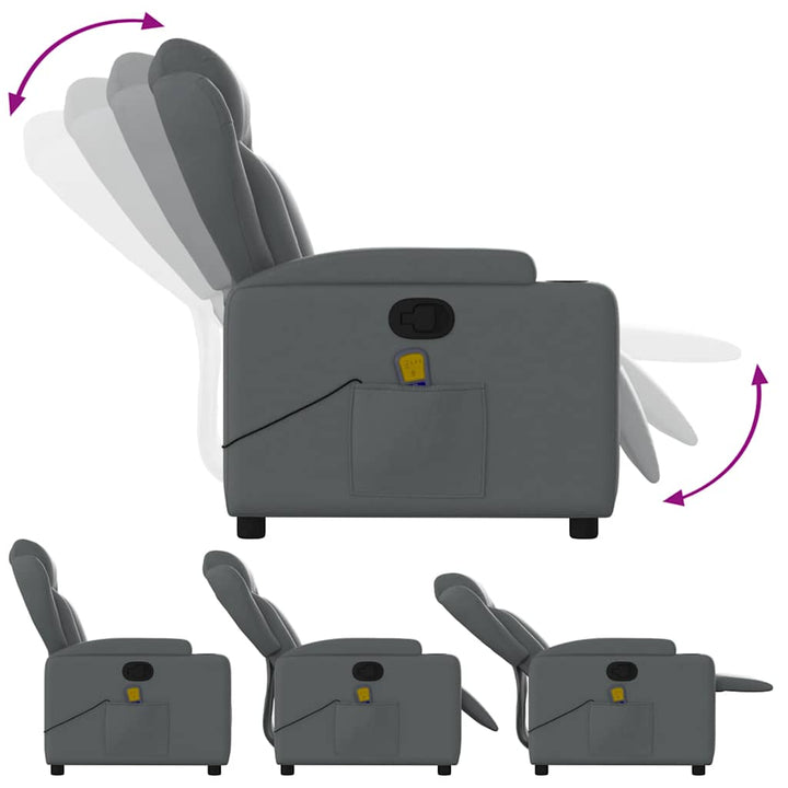 Massagefåtölj Konstläder