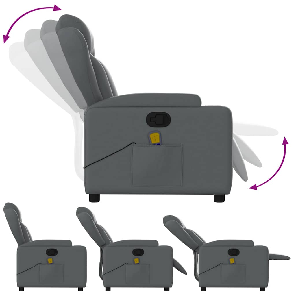 Massagefåtölj Konstläder