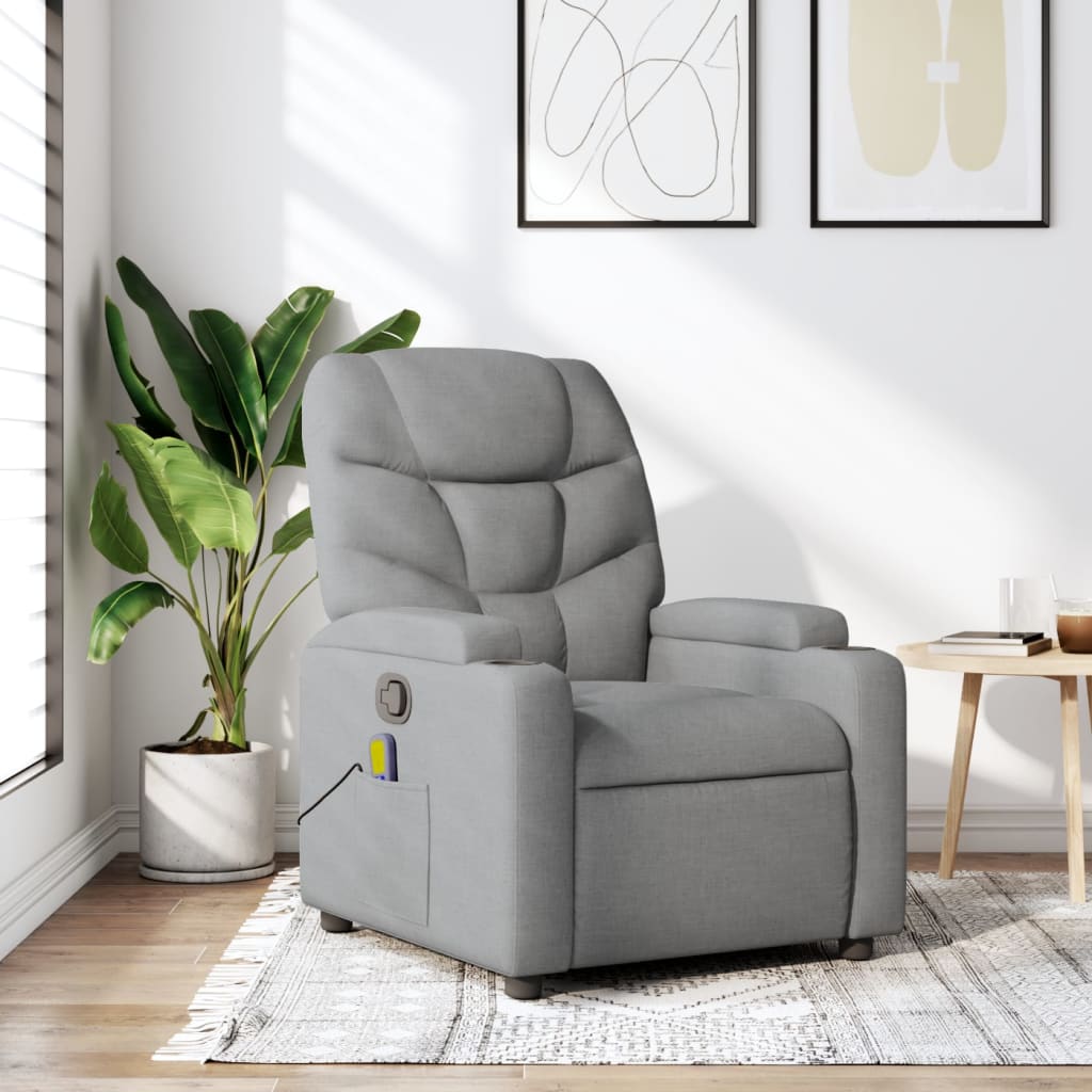 Massagefåtölj Tyg