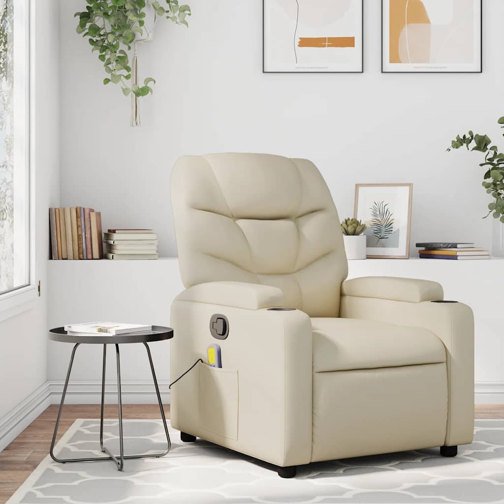 Massagefåtölj Konstläder