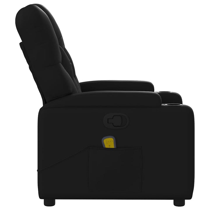 Massagefåtölj Svart Konstläder