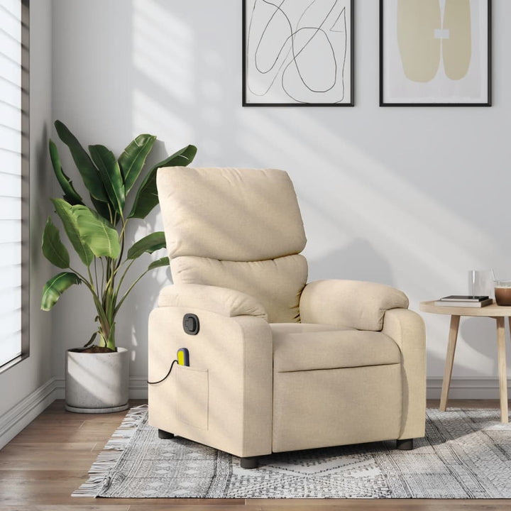 Massagefåtölj Färgad Tyg