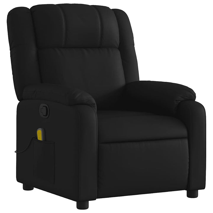 Massagefåtölj Svart Konstläder