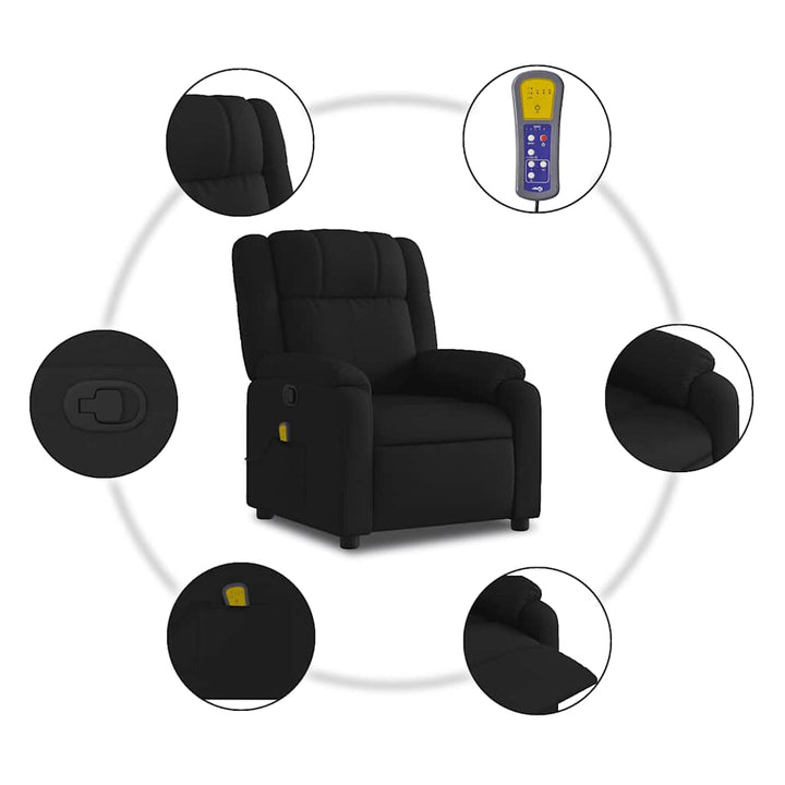 Massagefåtölj Tyg