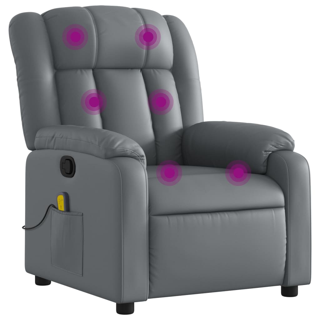 Massagefåtölj Konstläder