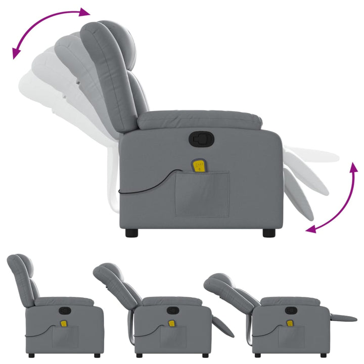 Massagefåtölj Konstläder
