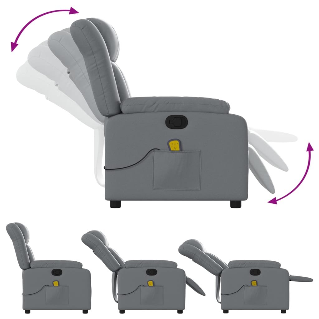 Massagefåtölj Konstläder