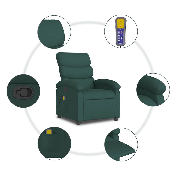 Massagefåtölj Tyg