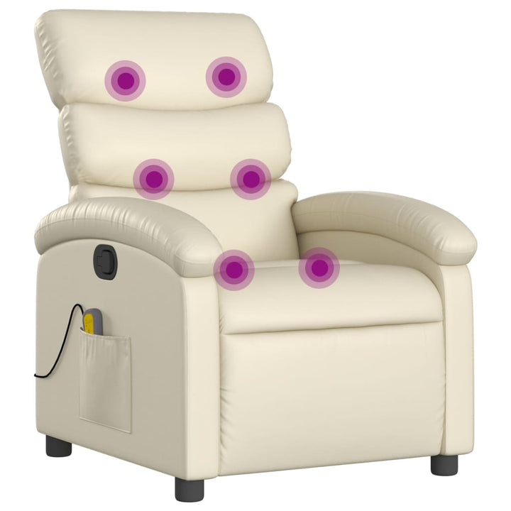 Massagefåtölj Färgad Konstläder