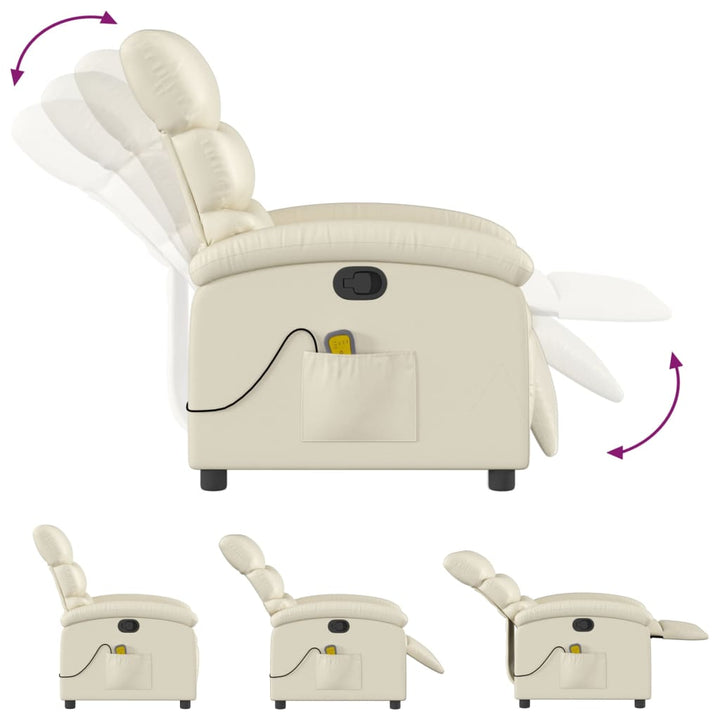 Massagefåtölj Färgad Konstläder
