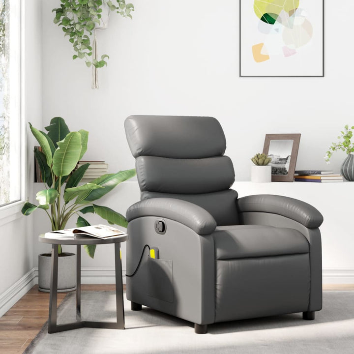 Massagefåtölj Färgad Konstläder
