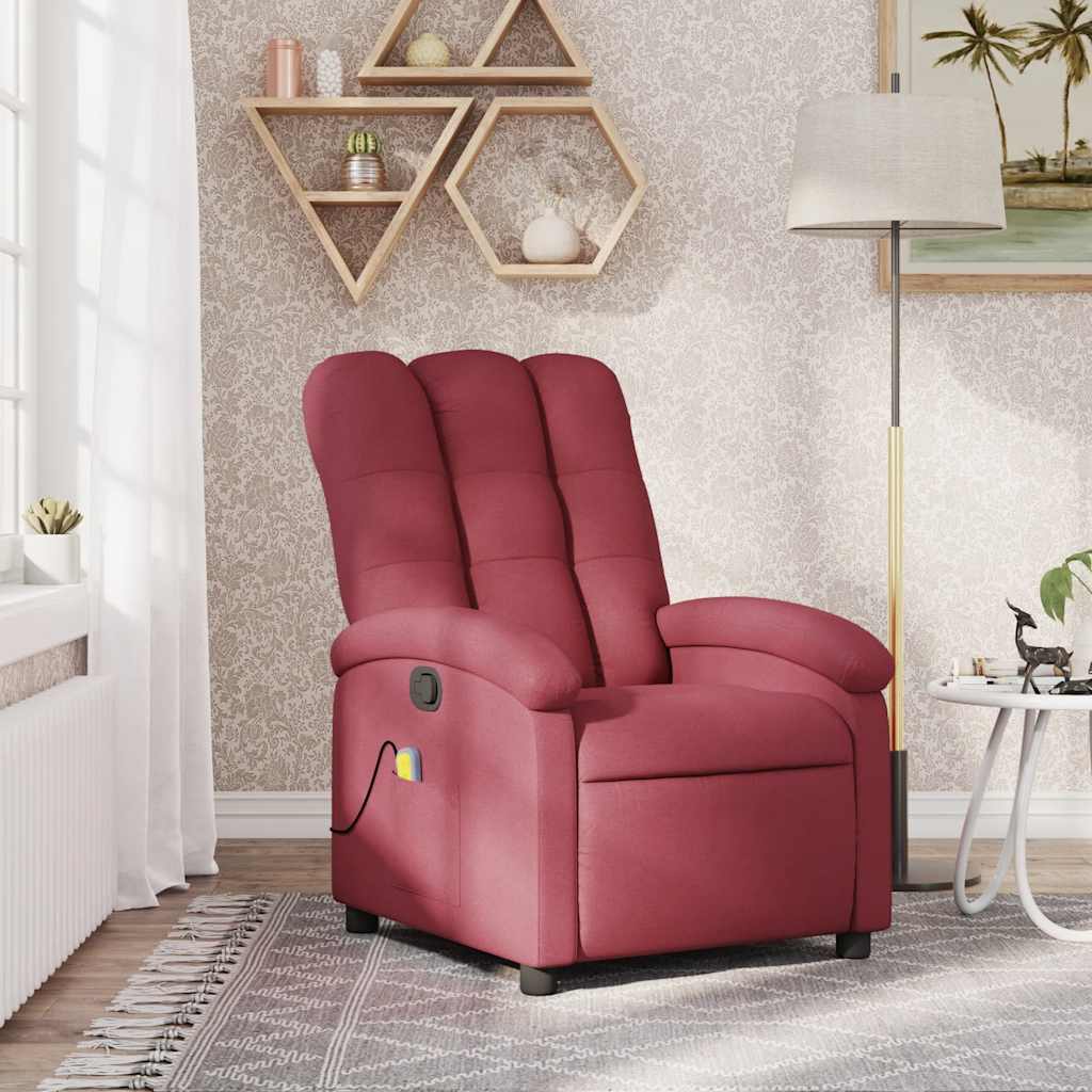 Massagefåtölj Tyg