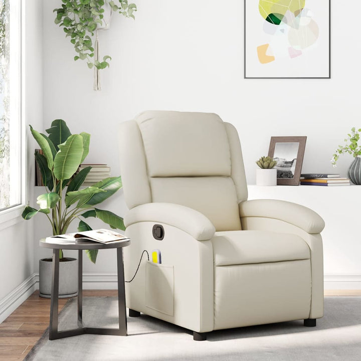 Massagefåtölj Konstläder