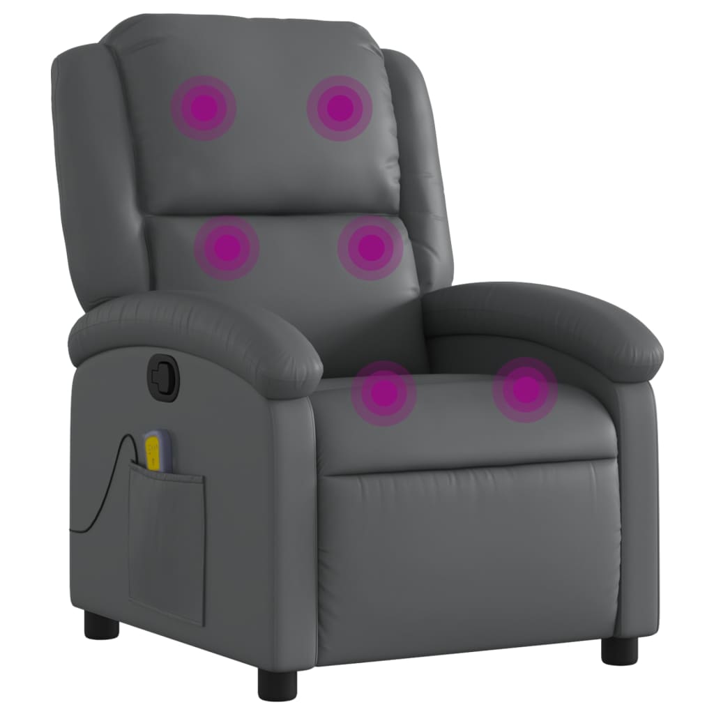 Massagefåtölj Konstläder