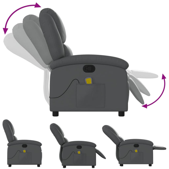 Massagefåtölj Konstläder