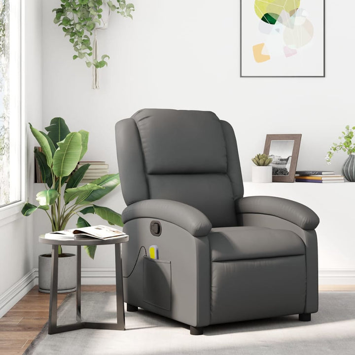 Massagefåtölj Konstläder
