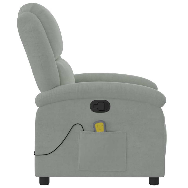 Massagefåtölj Sammet