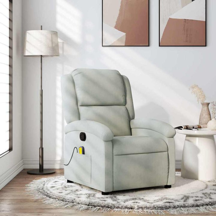 Massagefåtölj Sammet