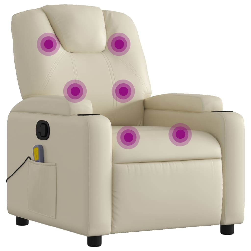 Massagefåtölj Färgad Konstläder