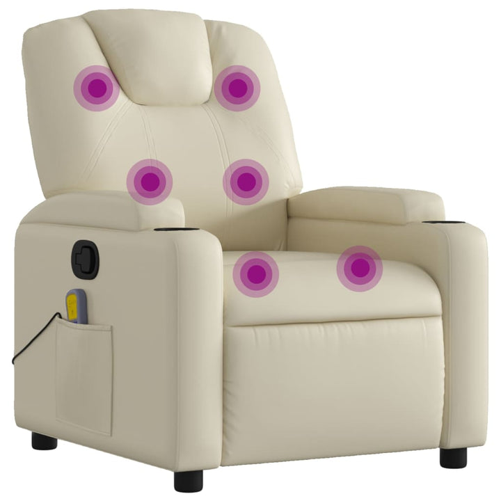Massagefåtölj Färgad Konstläder